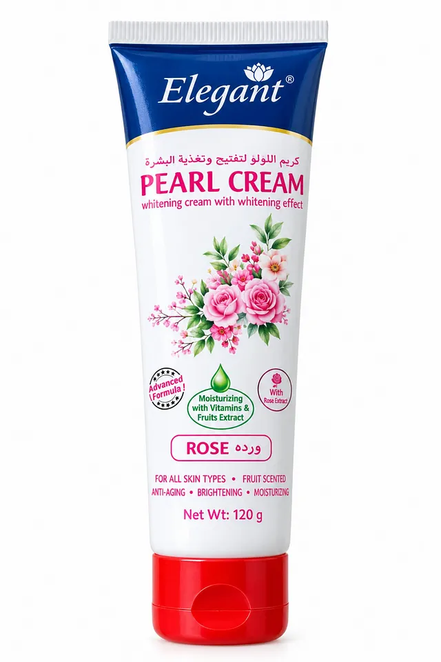 Elegant Pearl Cream Rose – 120g | Moisturizing & Skin Brightening Cream 2